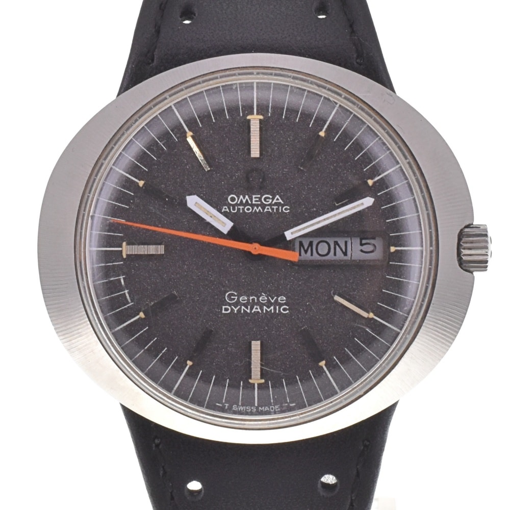 オメガ OMEGA TOOL107 ジュネーブ ダイナミック デイデイト 自動巻き メンズ 美品 Z#142582
