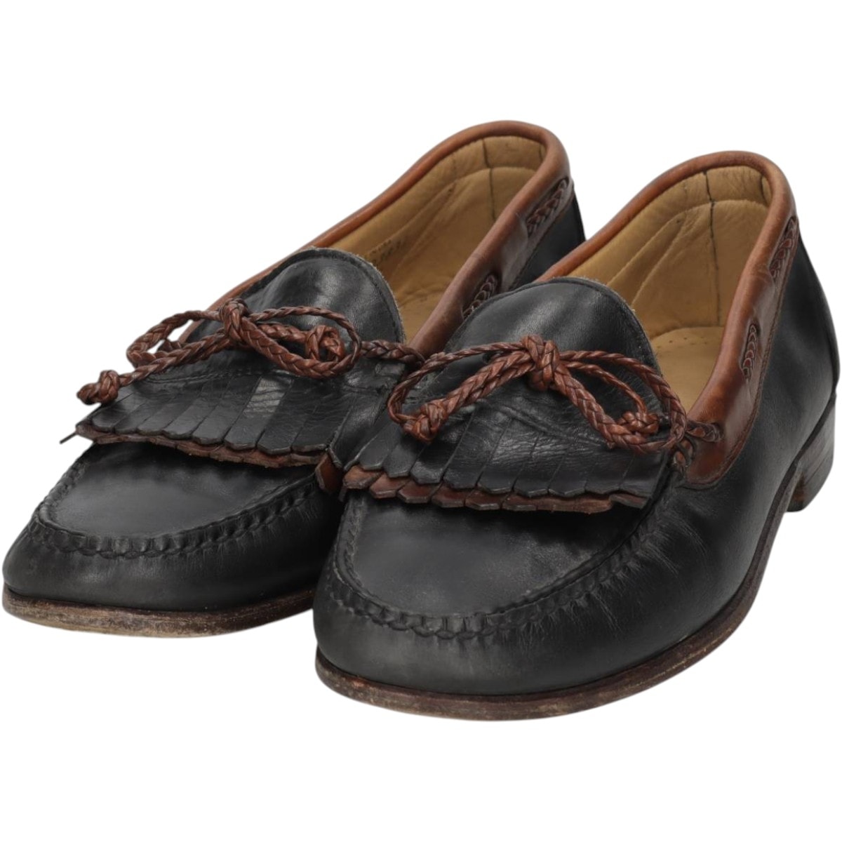 未使用品◎アレンエドモンズ Muldoon キルトローファー 茶 9.1/2D◎ D (傷や汚れあり)】古着 80~90年代 アレンエドモンズ ALLEN EDMONDS