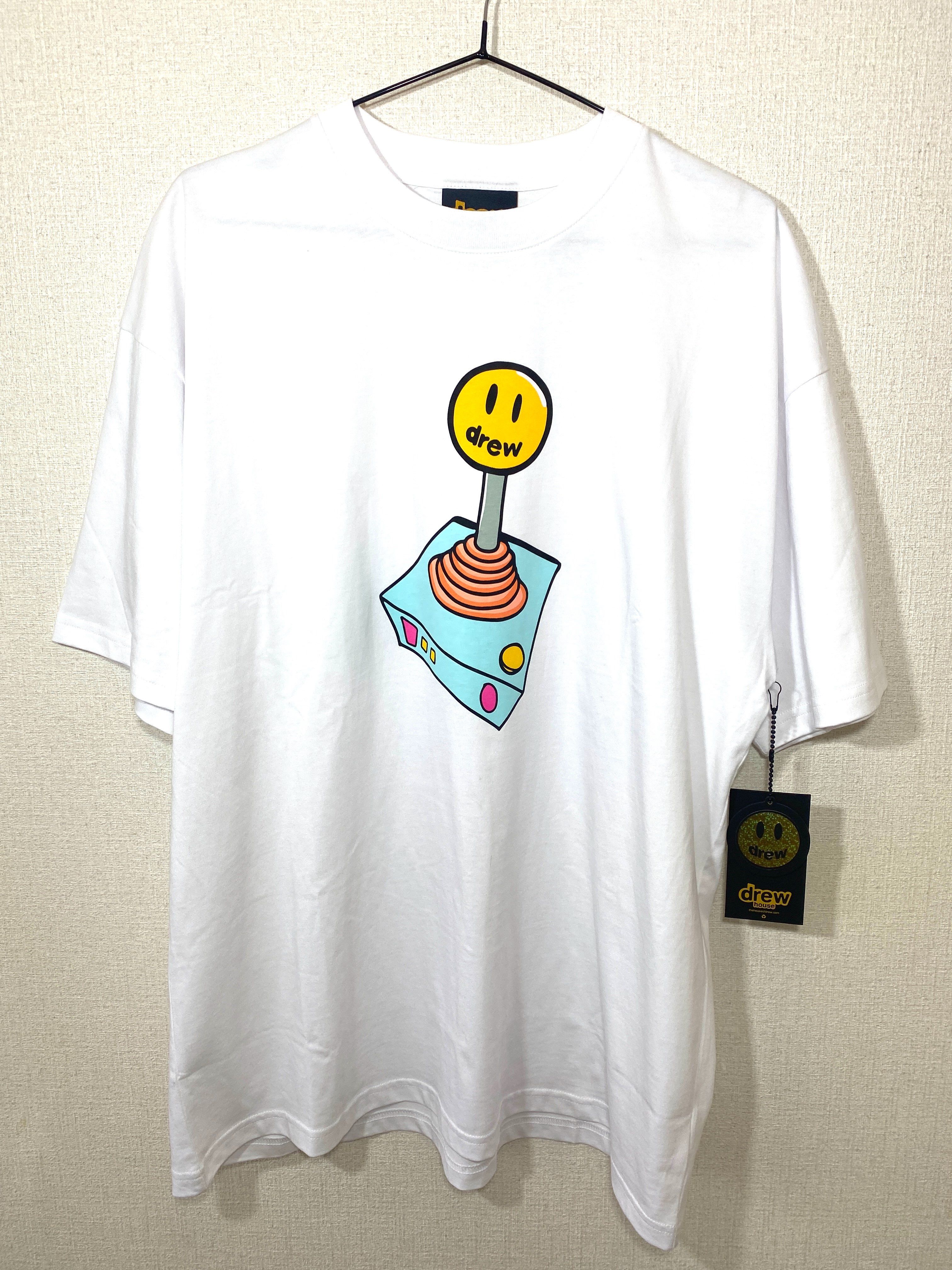 drew house joystick ss tee "White"