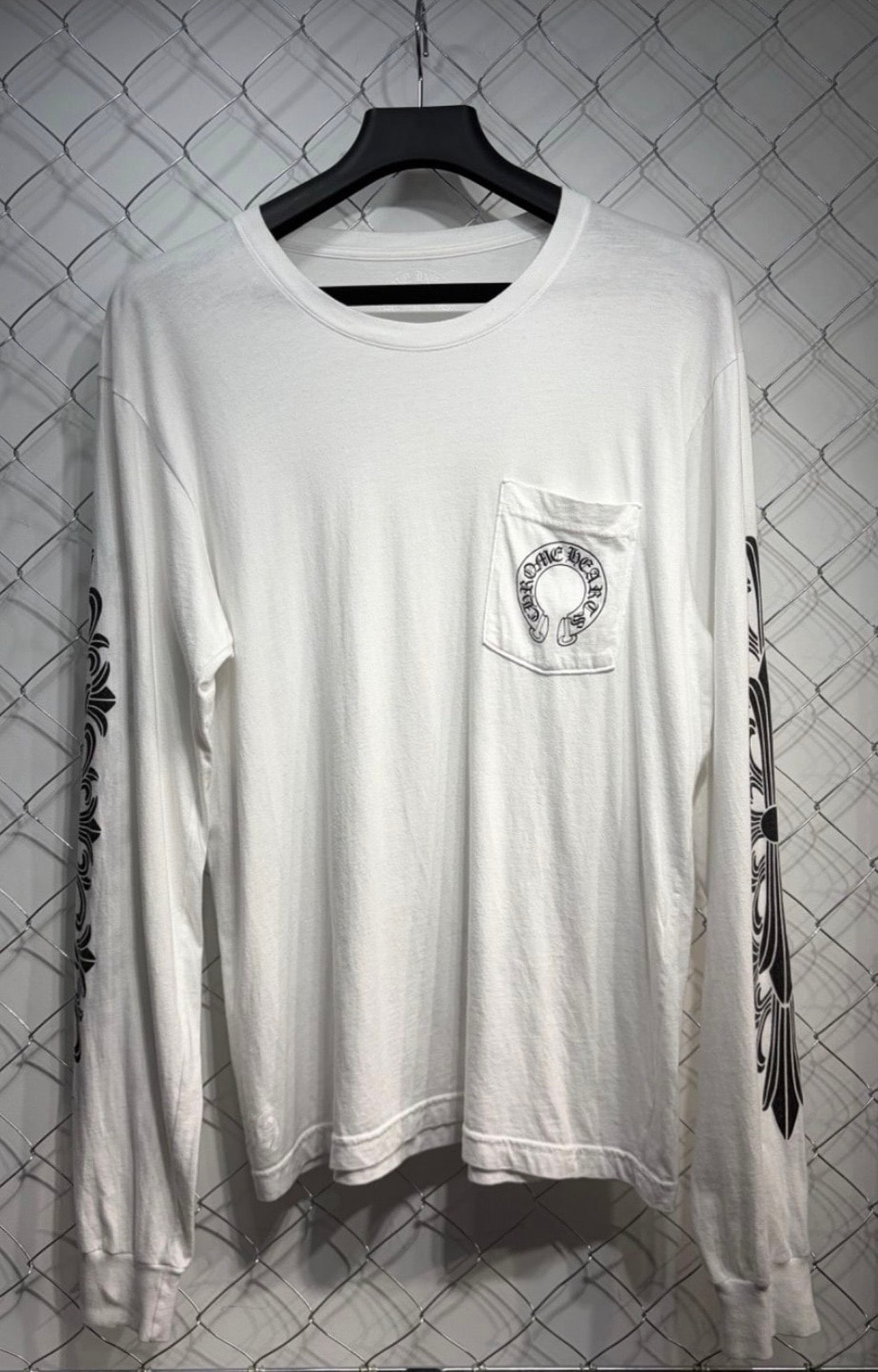 Chrome Hearts Horse Shoe L/S T-Shirt "White"