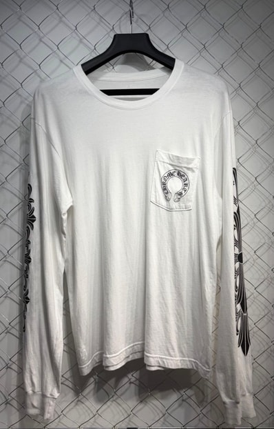 Chrome Hearts Horse Shoe L/S T-Shirt "White"