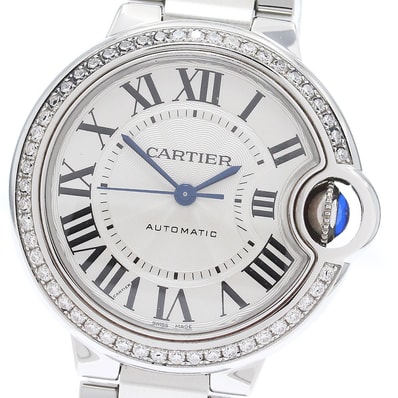 カルティエ バロンブルー ドゥ カルティエ 33mm レディース 【中古】