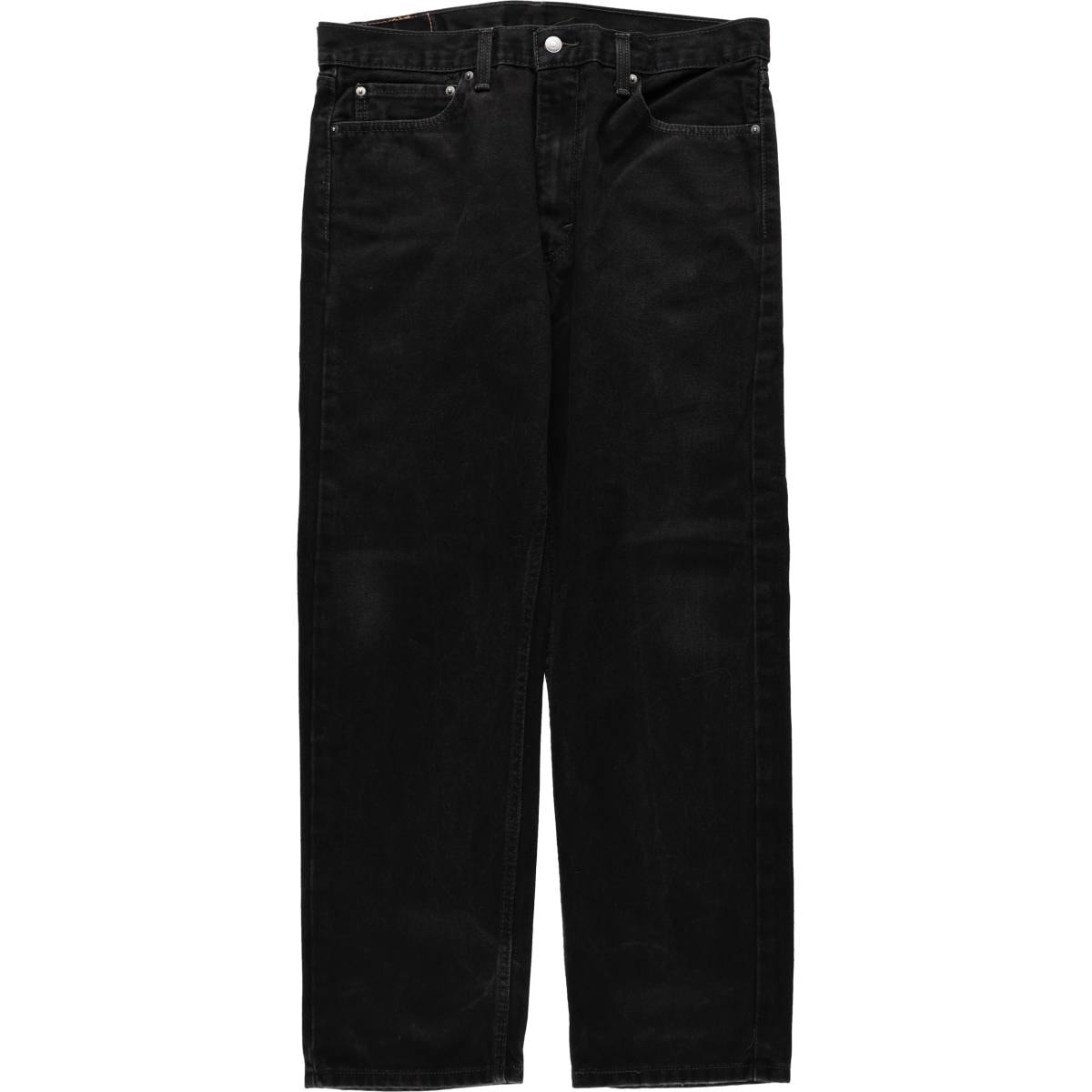 古着 リーバイス Levi's 505 ブラックデニム テーパードデニムパンツ メンズw36相当/eaa668326