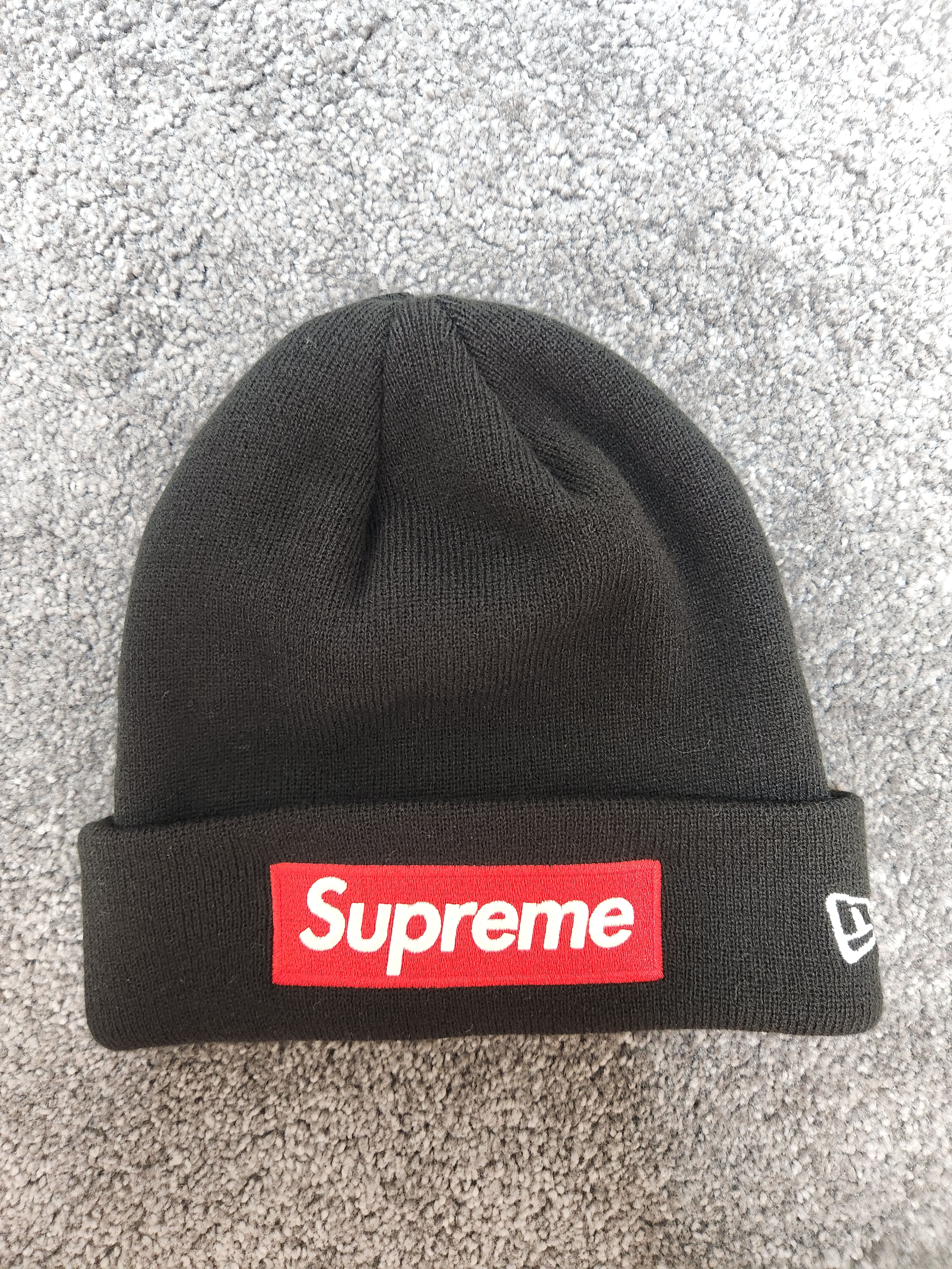 Supreme New Era Box Logo Beanie "Black"