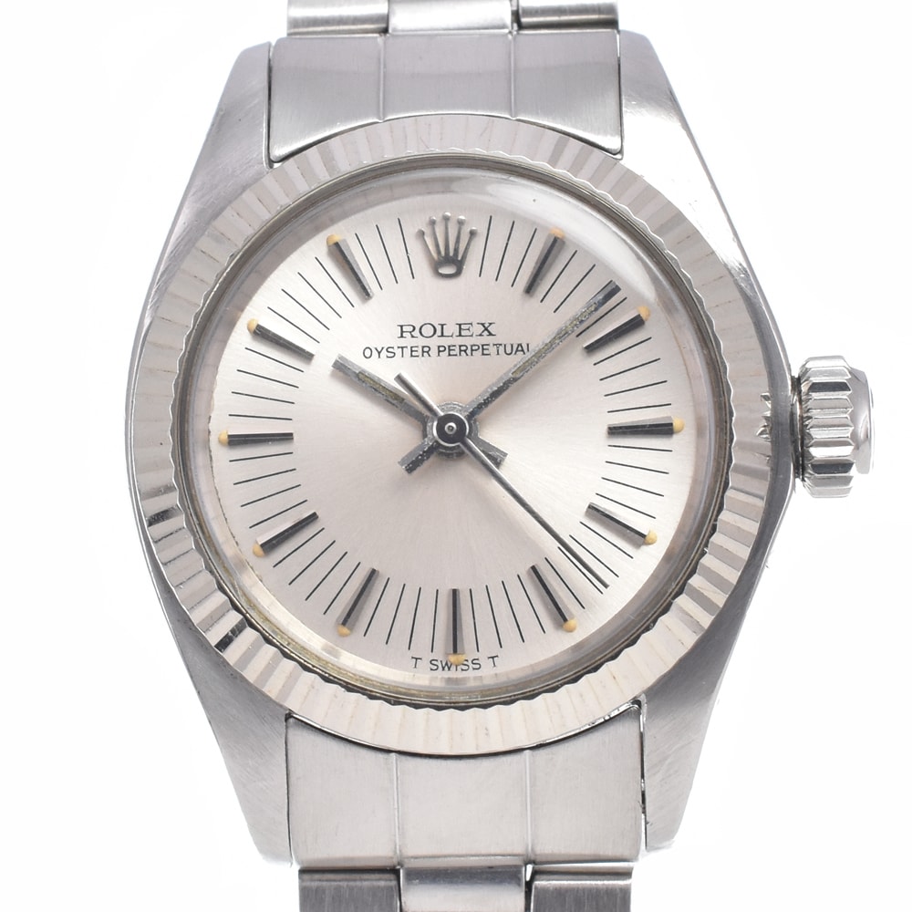 ロレックス ROLEX 6719/4 ヴィンテージ オイスターパーペチュアル Cal.2030 ロングメモリ 自動巻き レディース 良品 腕時計 O#148850