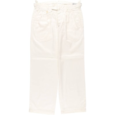 古着 ラルフローレン Ralph Lauren POLO by Ralph Lauren ツータック リネンパンツ スラックス メンズw34相当/eaa625485