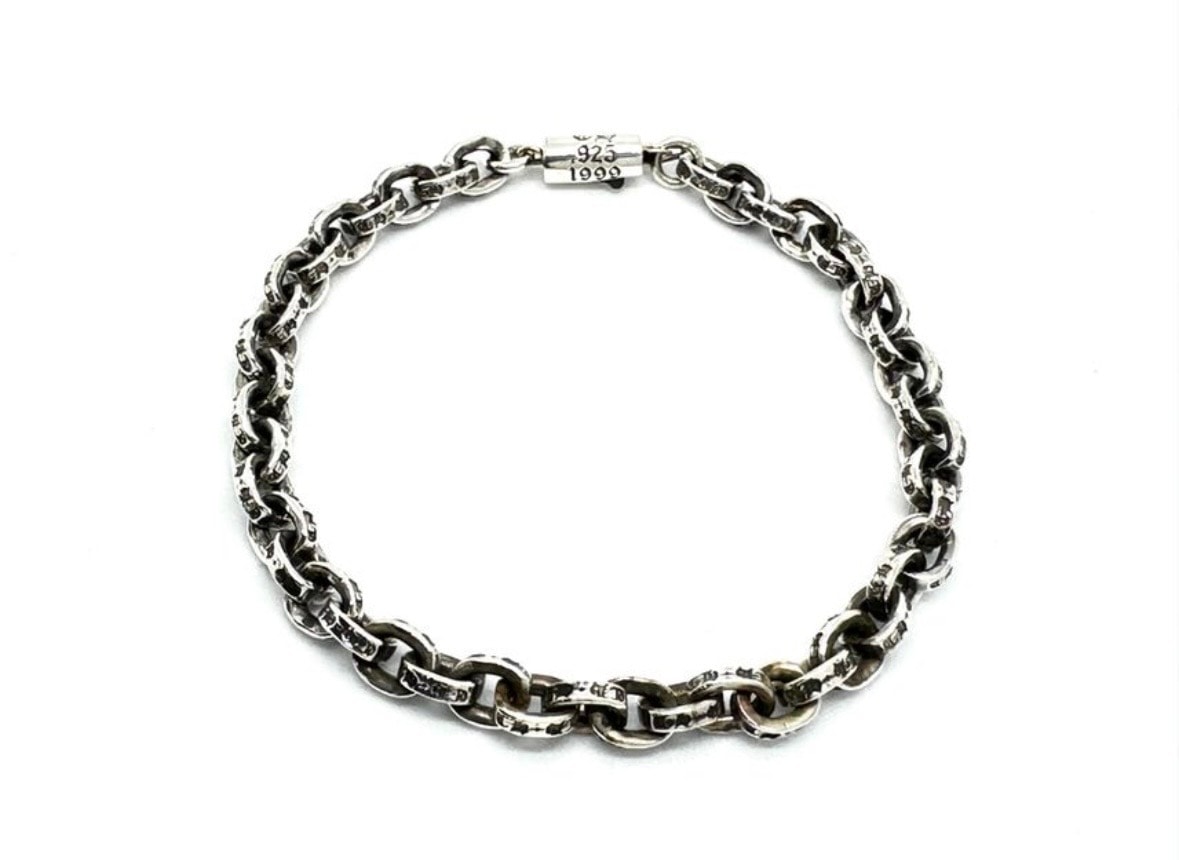 Chrome Hearts Paper Chain Bracelet "Silver"