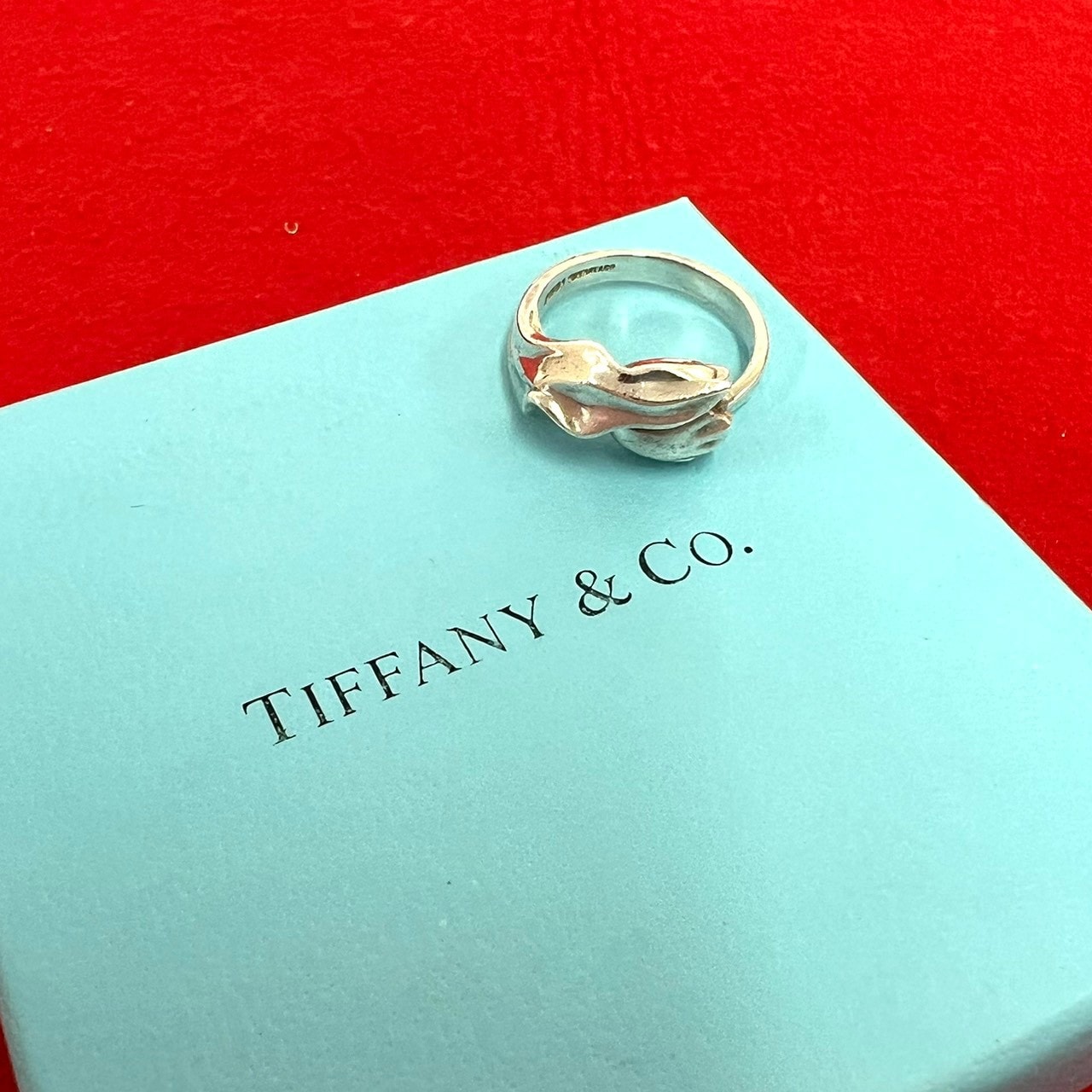 TIFFANY&Co. ティファニー チューリップ リング シルバー925 リング・指輪 12号 シルバー
32159