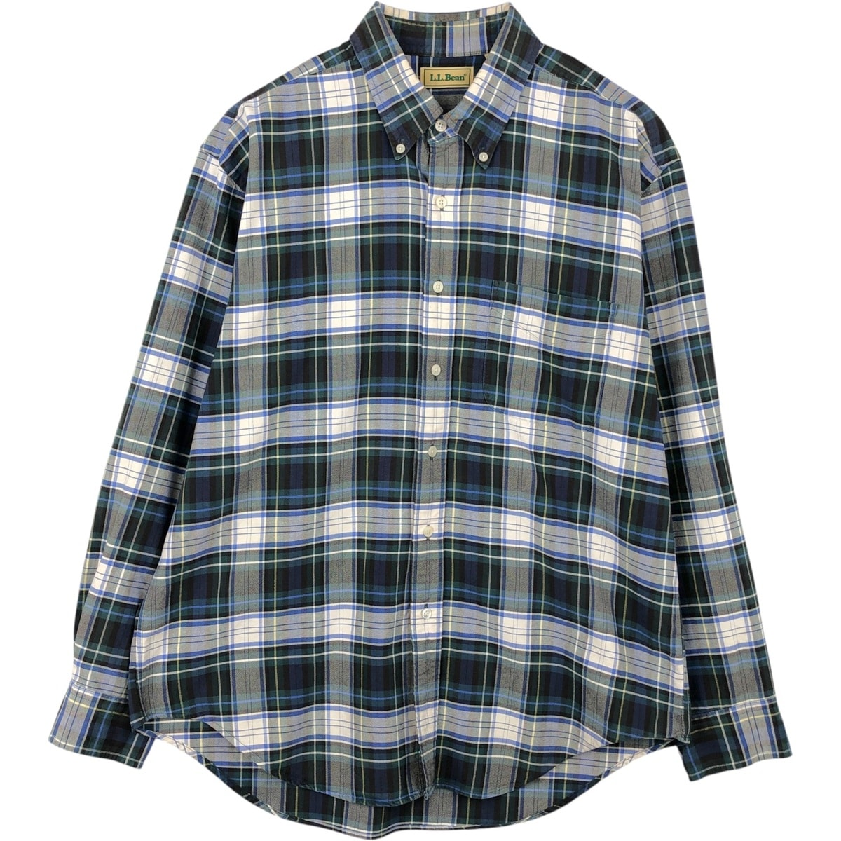 古着 エルエルビーン L.L.Bean 長袖 ボタンダウンチェックシャツ メンズL相当/eaa647671
