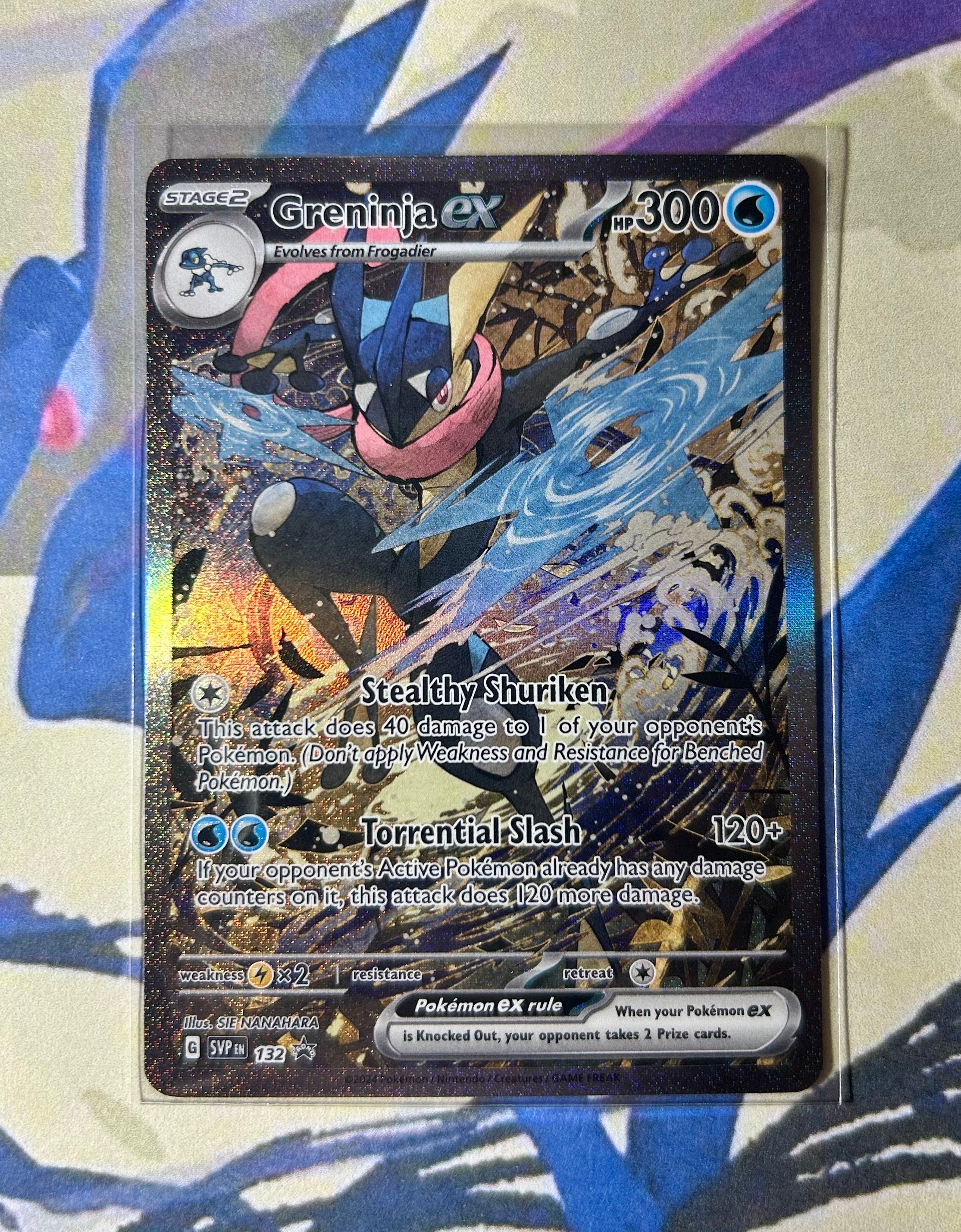 ゲッコウガex P [SVP EN 132]【英語版】(スカーレット&バイオレット「シュラウデッドフェイブル ゲッコウガex スペシャルイラストレーション コレクション」)