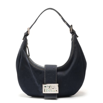 フェンディ FENDI デニム マンマ ホーボー ハーフムーン ワンショルダー ショルダーバッグ【中古】