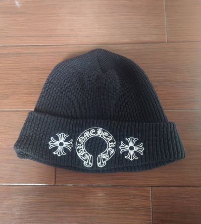 Chrome Hearts Wool Watch Cap Horseshoe "Black"