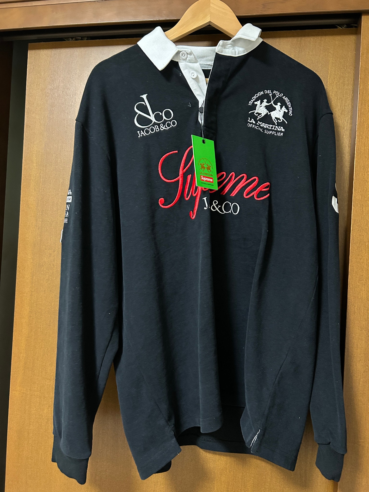Supreme x La Martina Rugby "Black"