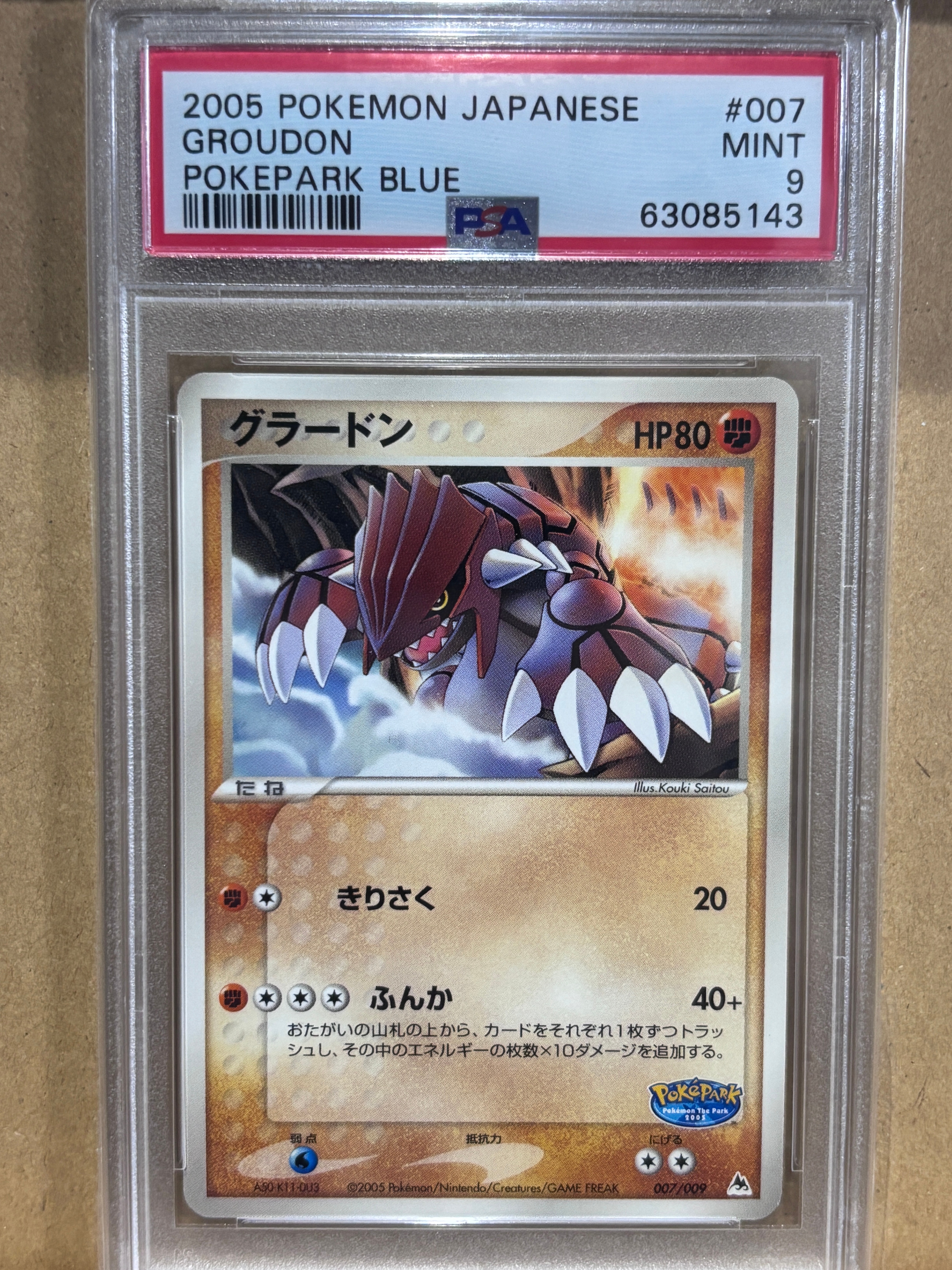 グラードン [PCG 007/009](ポケパークプレミアムファイル「ブルー