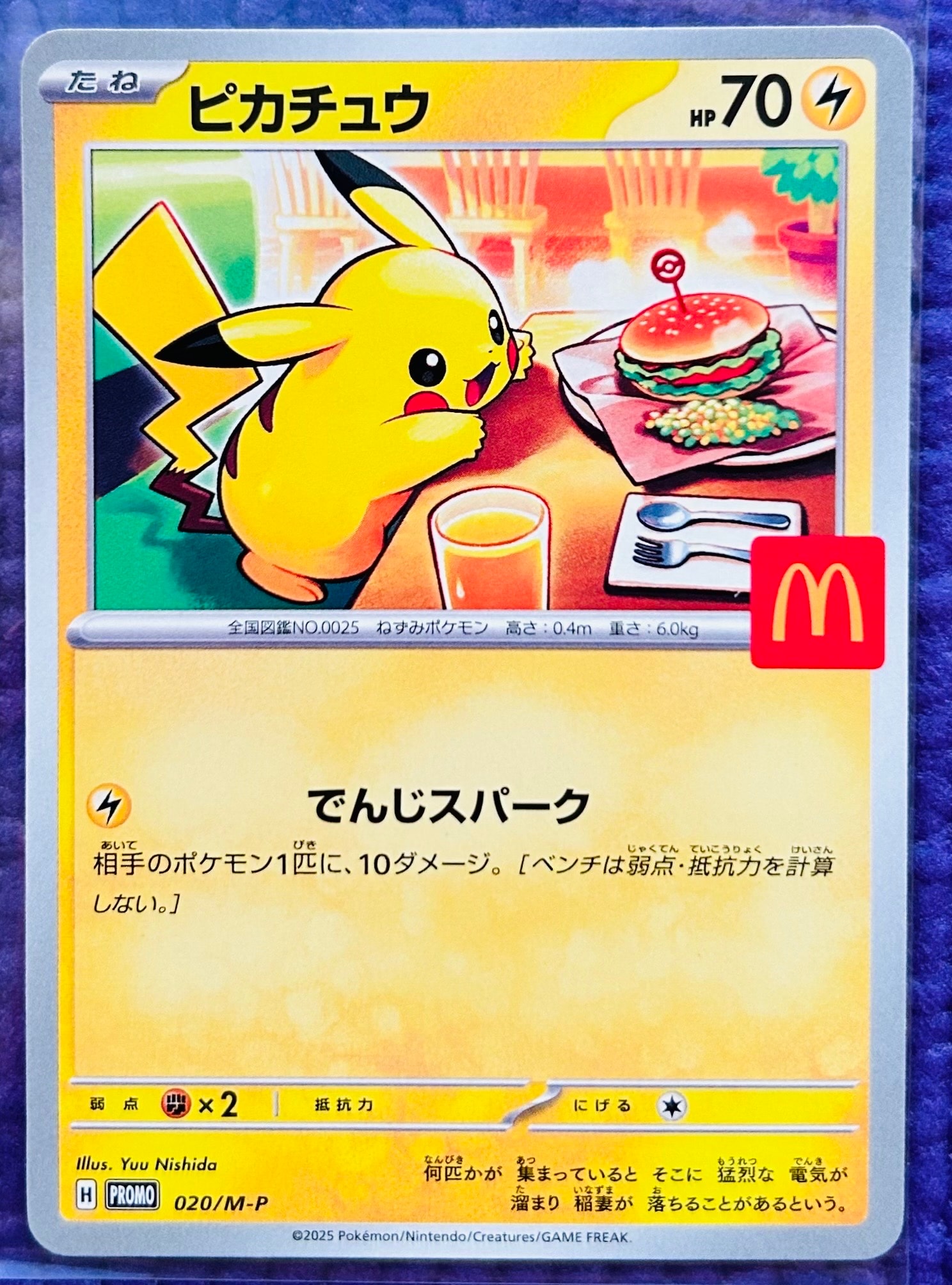 PSA10】ピカチュウ P [M-P 020](プロモカードパック「マクドナルド