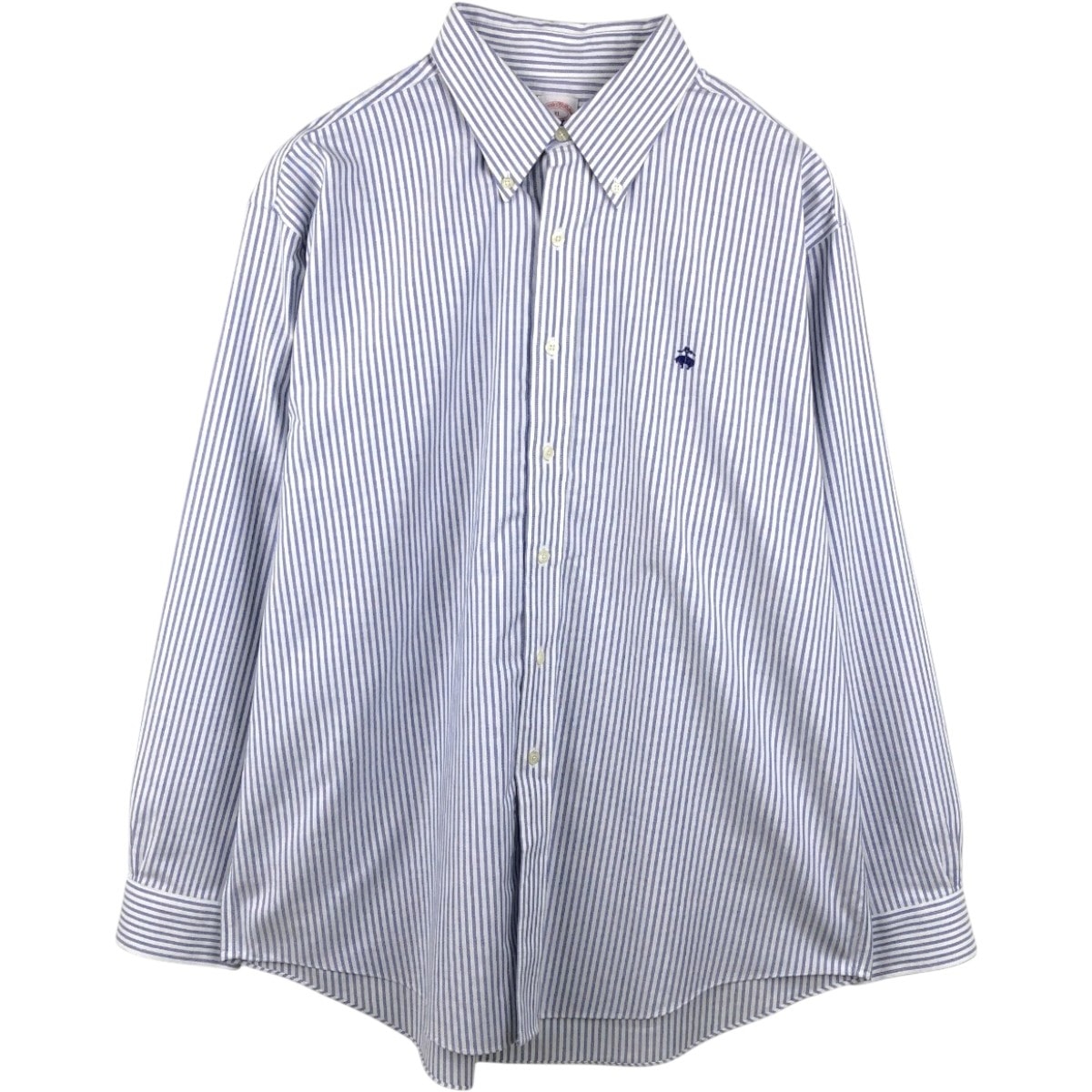 古着 ブルックスブラザーズ Brooks Brothers Est.1818 TRADITIONAL FIT 長袖 ボタンダウンストライプシャツ メンズXL相当/eaa666492