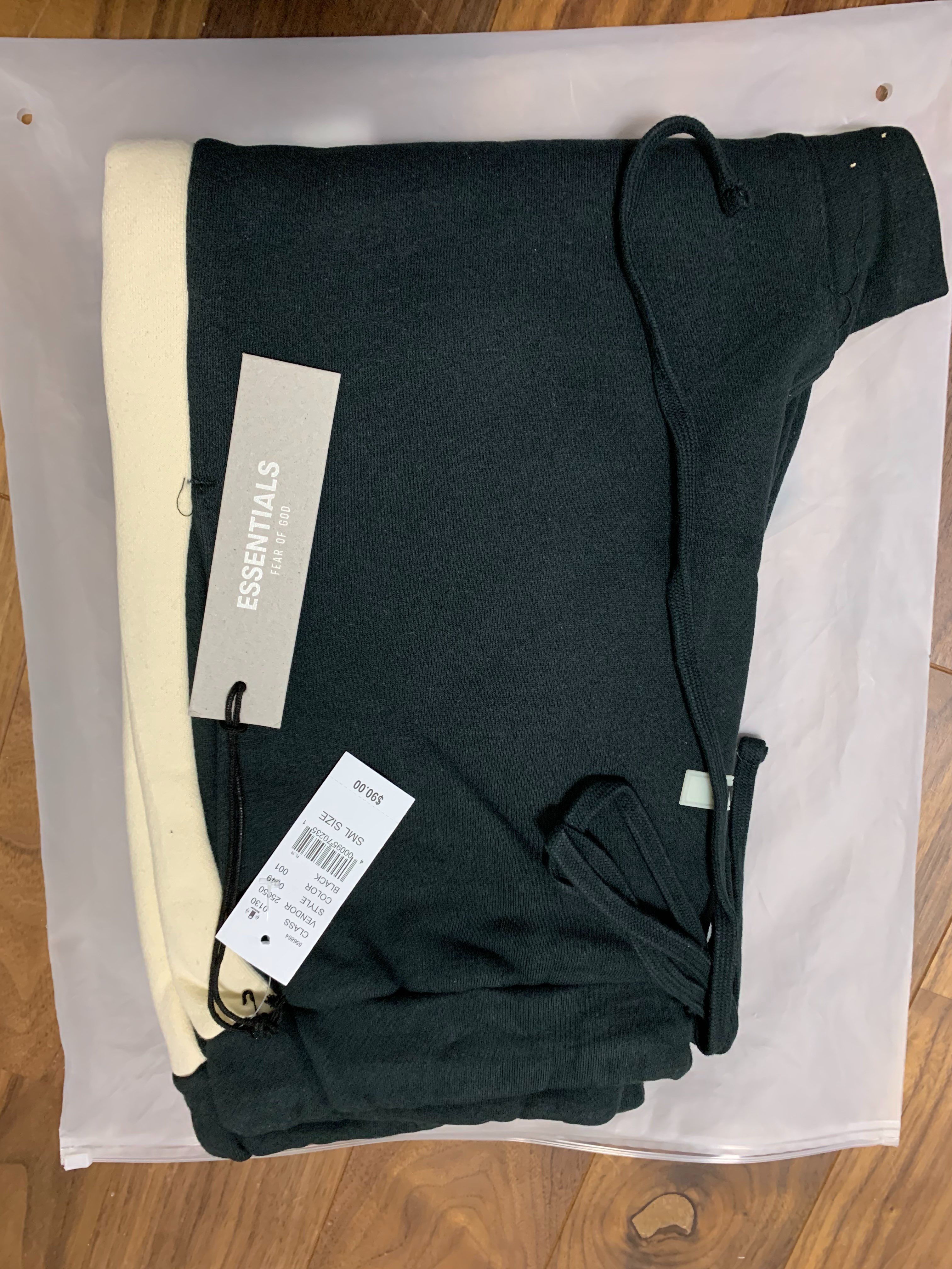 FEAR OF GOD ESSENTIALS Side Stripe Sweatpants (FW19) "Black"
