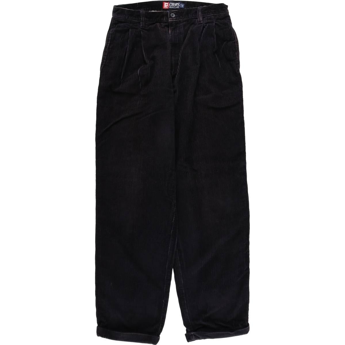 古着 ラルフローレン Ralph Lauren CHAPS チャップス ツータック コーデュロイパンツ メンズw30相当/eaa627370
