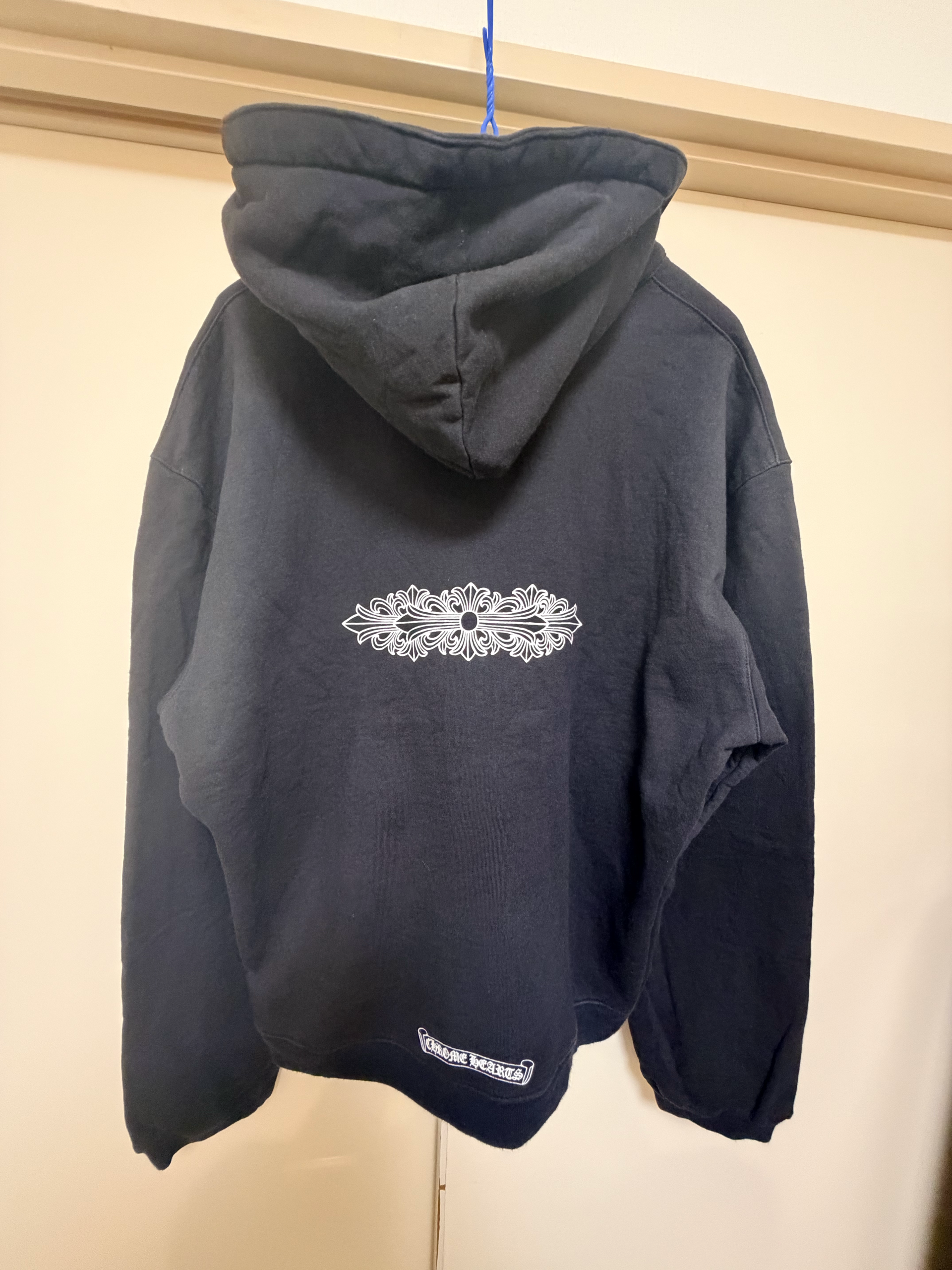 Chrome Hearts Old CH Plus Zip Hoodie "Black"