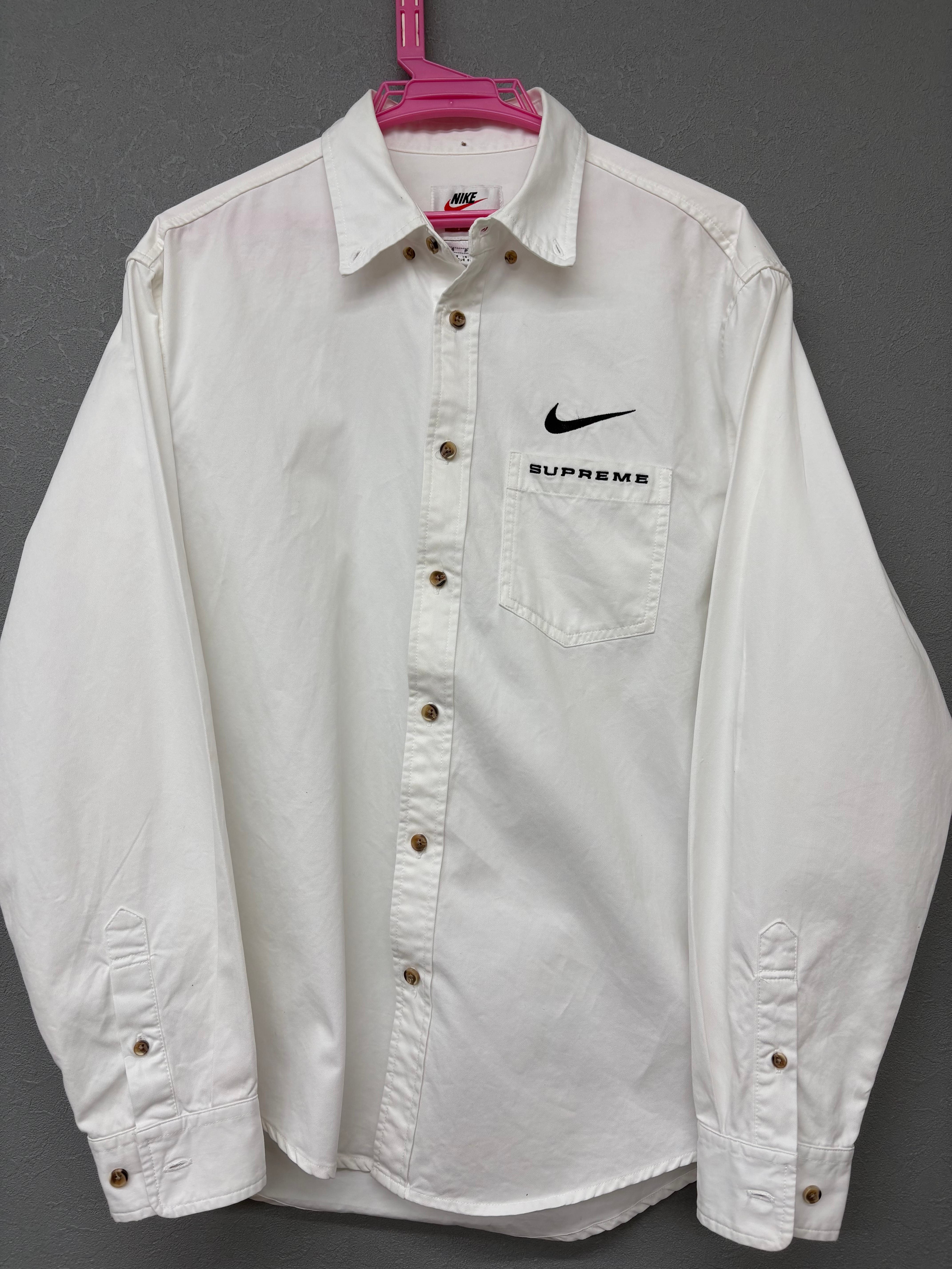 Supreme / Nike® Cotton Twill Shirt "White"