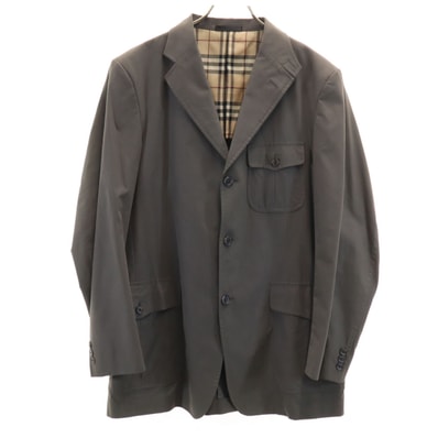 BURBERRY LONDON バーバリーロンドン 日本製 テーラードジャケット LL カーキブラウン系 三陽商会