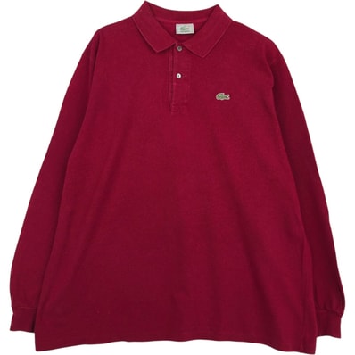 古着 ラコステ LACOSTE 長袖 ポロシャツ 5 メンズL相当/eaa631855