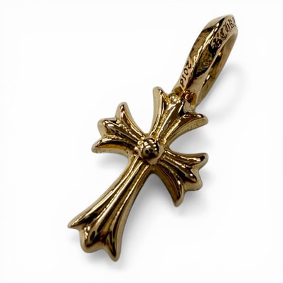 Chrome Hearts 22K Stack CH Cross Charm V2 "Yellow Gold"