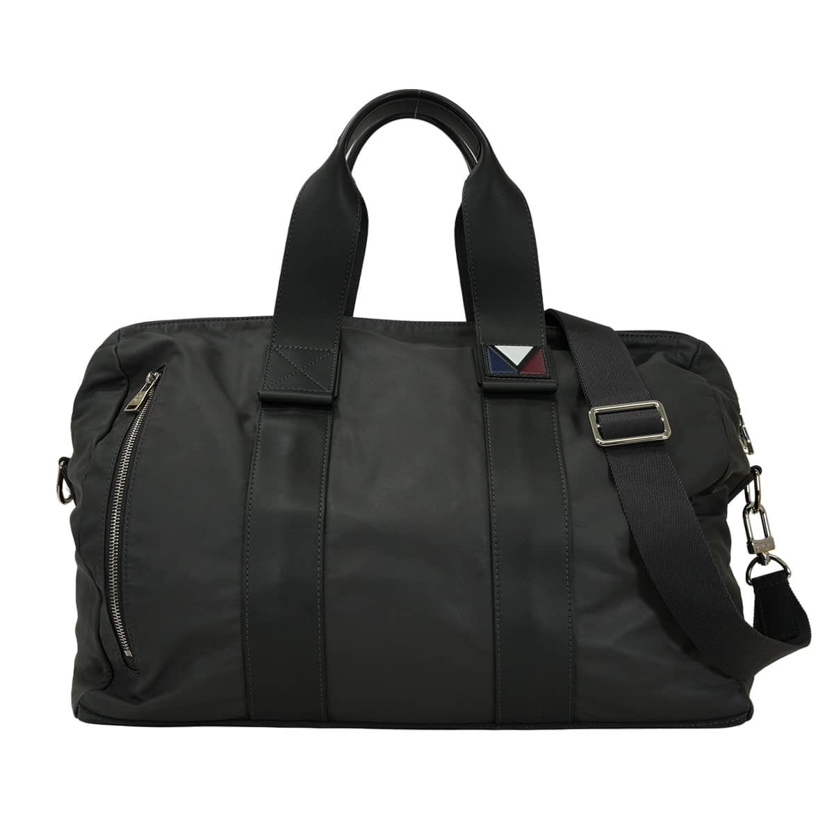 【渋谷並木橋店】LOUIS VUITTON ルイ・ヴィトン ボストンバッグ ショルダー ガストンV スタート PM アスファルトグレー カーフスキン シルバー金具 M51113 新品同様【中古】