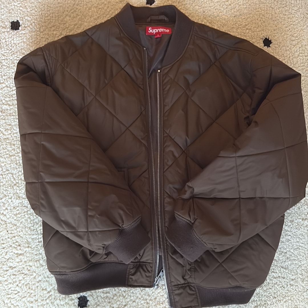 Supreme AOI Quilted Work Jacket "Brown"