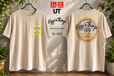 新品 UNIQLO UT エッグスンシングス コラボTシャツ XL ハワイ