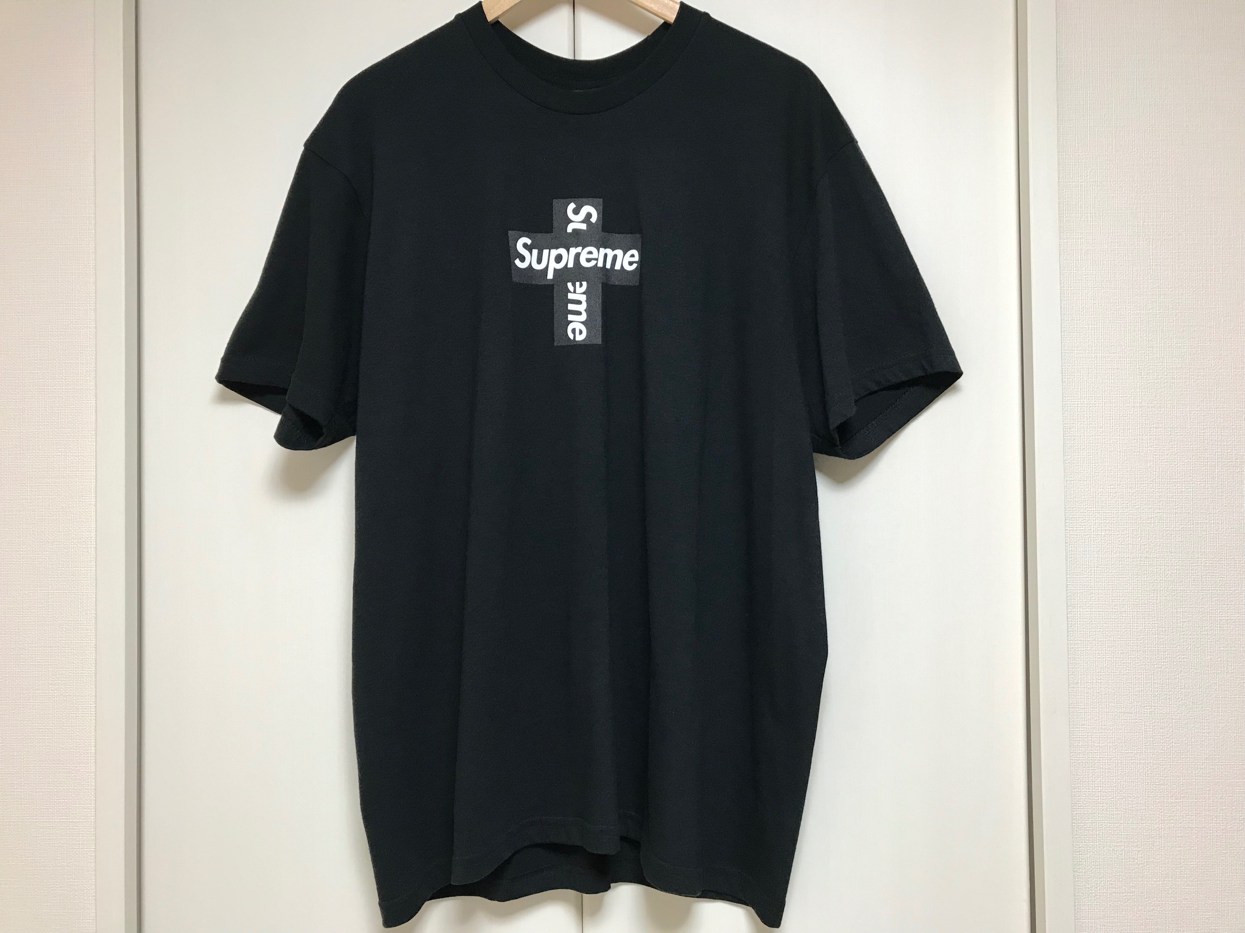 Supreme Cross Box Logo Tee "Black"