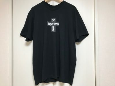 Supreme Cross Box Logo Tee "Black"