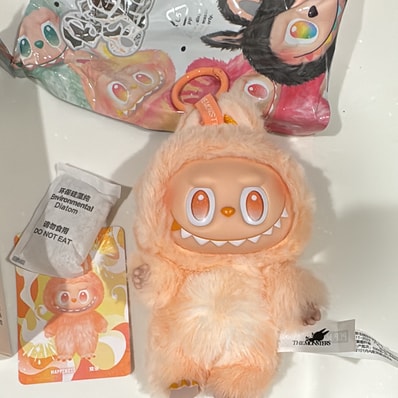 POP MART THE MONSTERS (LABUBU) Big into Energy Series Plush Pendant HAPPINESS
