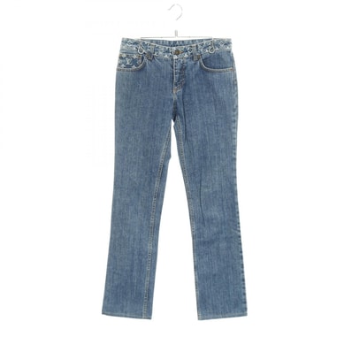 ルイ・ヴィトン LOUIS VUITTON モノグラム デニムパンツ 衣料品 ボトムス コットン レディース ネイビー系 【中古】