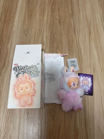POP MART THE MONSTERS (LABUBU) Big into Energy Series Plush Pendant LUCK