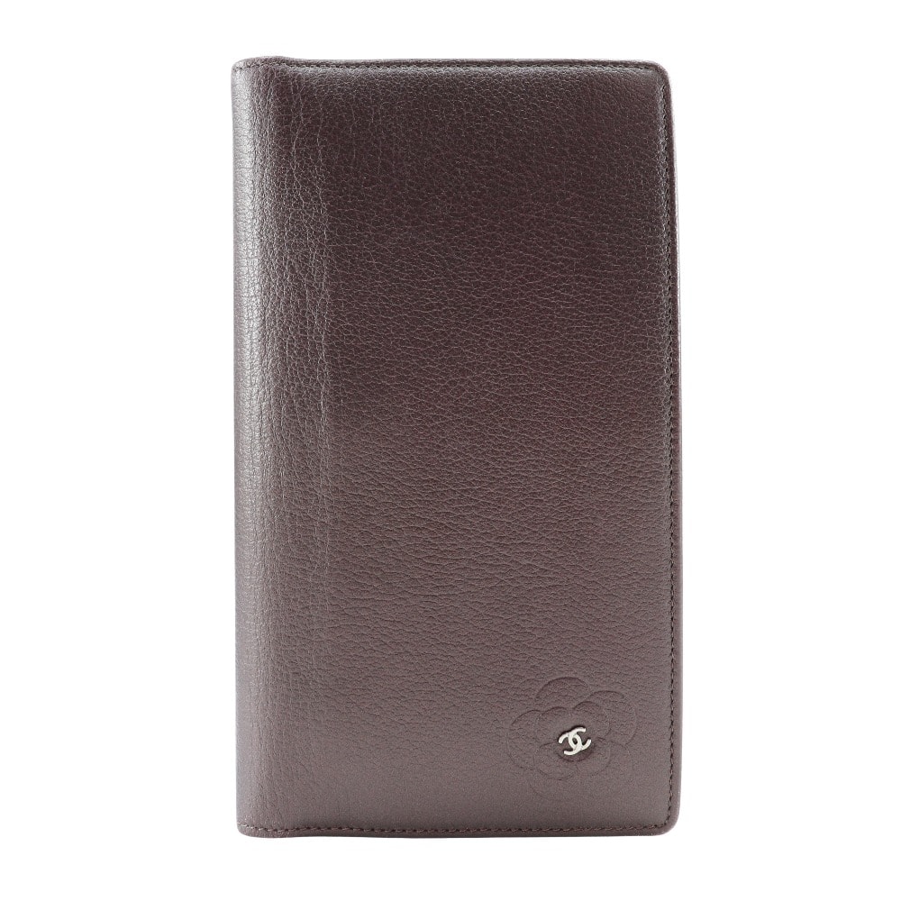 シャネル カメリア ココマーク レディース長財布
