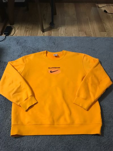 Supreme / Nike Jewel Crewneck "Orange"