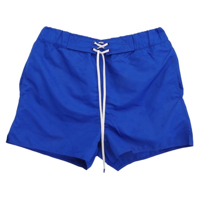 LOUIS VUITTON ルイ・ヴィトン ショートパンツ 21AW HHW55W 3D ポケット モノグラム ボード ショーツ ハーフ ショート パンツ ブルー系 L【中古】