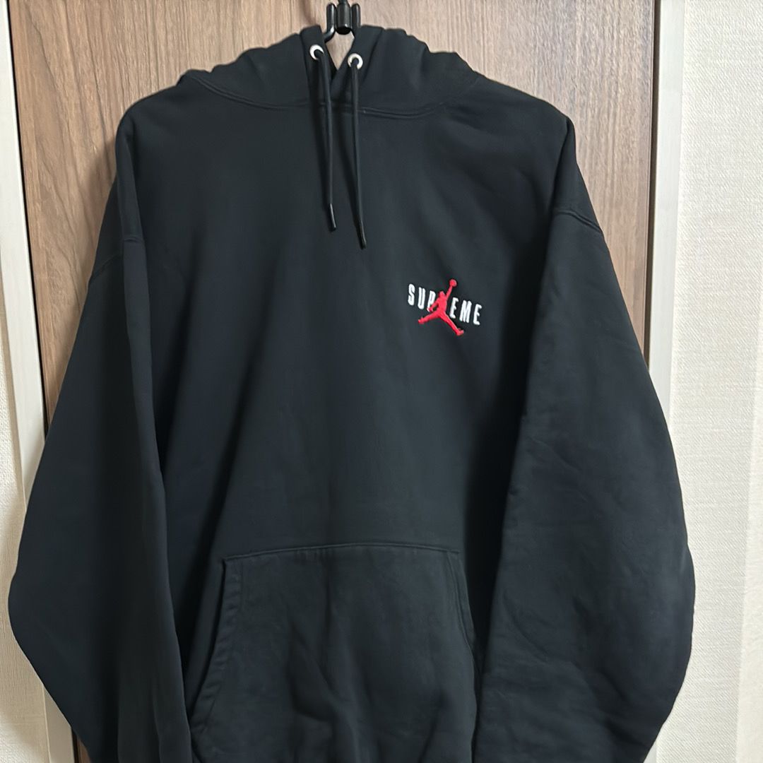 Supreme x Jordan Hooded Sweatshirt "Black"