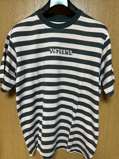supreme ボーダーカットソー