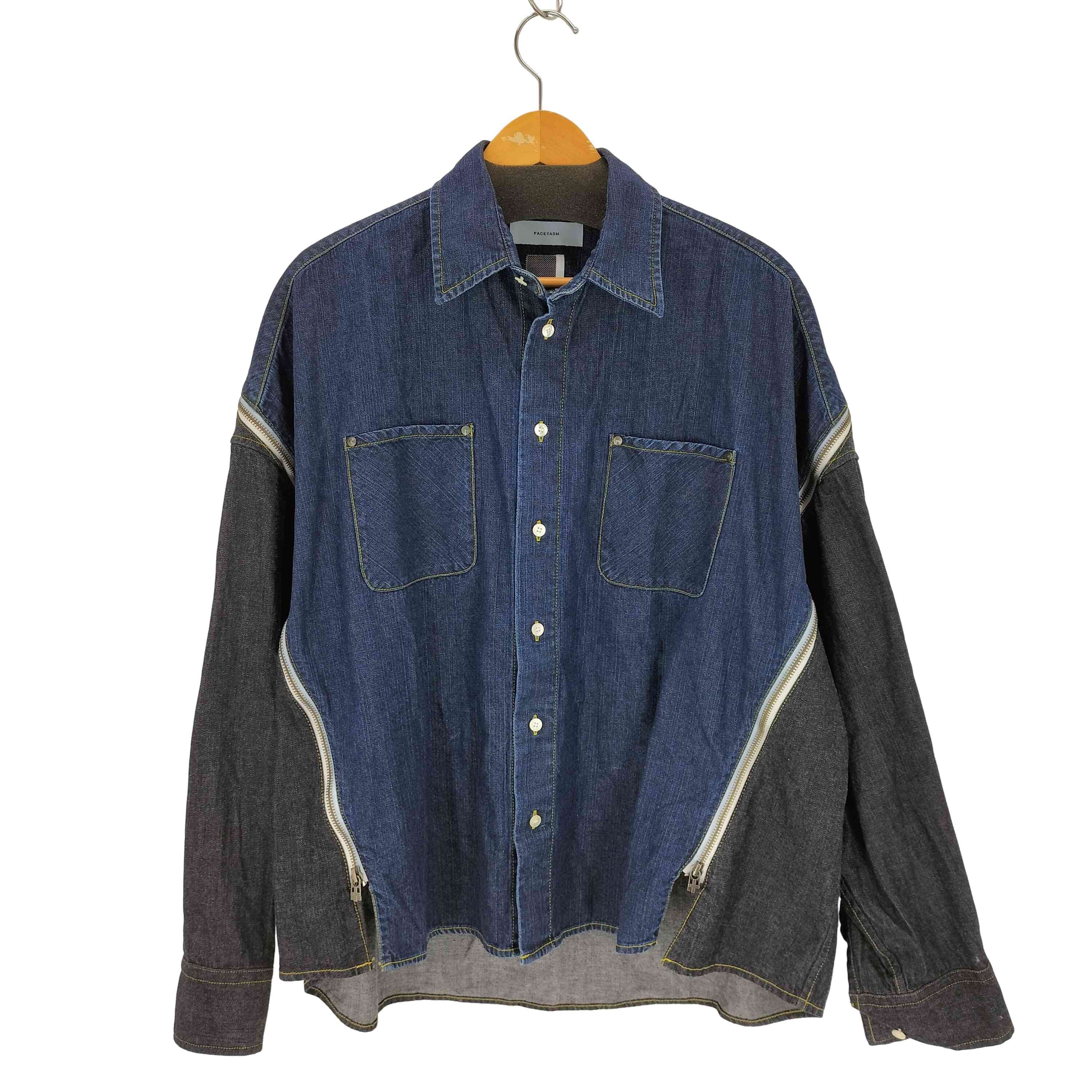 25AW DENIM ZIPPER SHIRT【1140493793207】