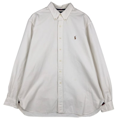 古着 ラルフローレン Ralph Lauren CLASSIC FIT クラシックフィット 長袖 ボタンダウンシャツ メンズXL相当/eaa480825