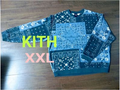 Kith Deconstructed Bandana Crewneck "Black"