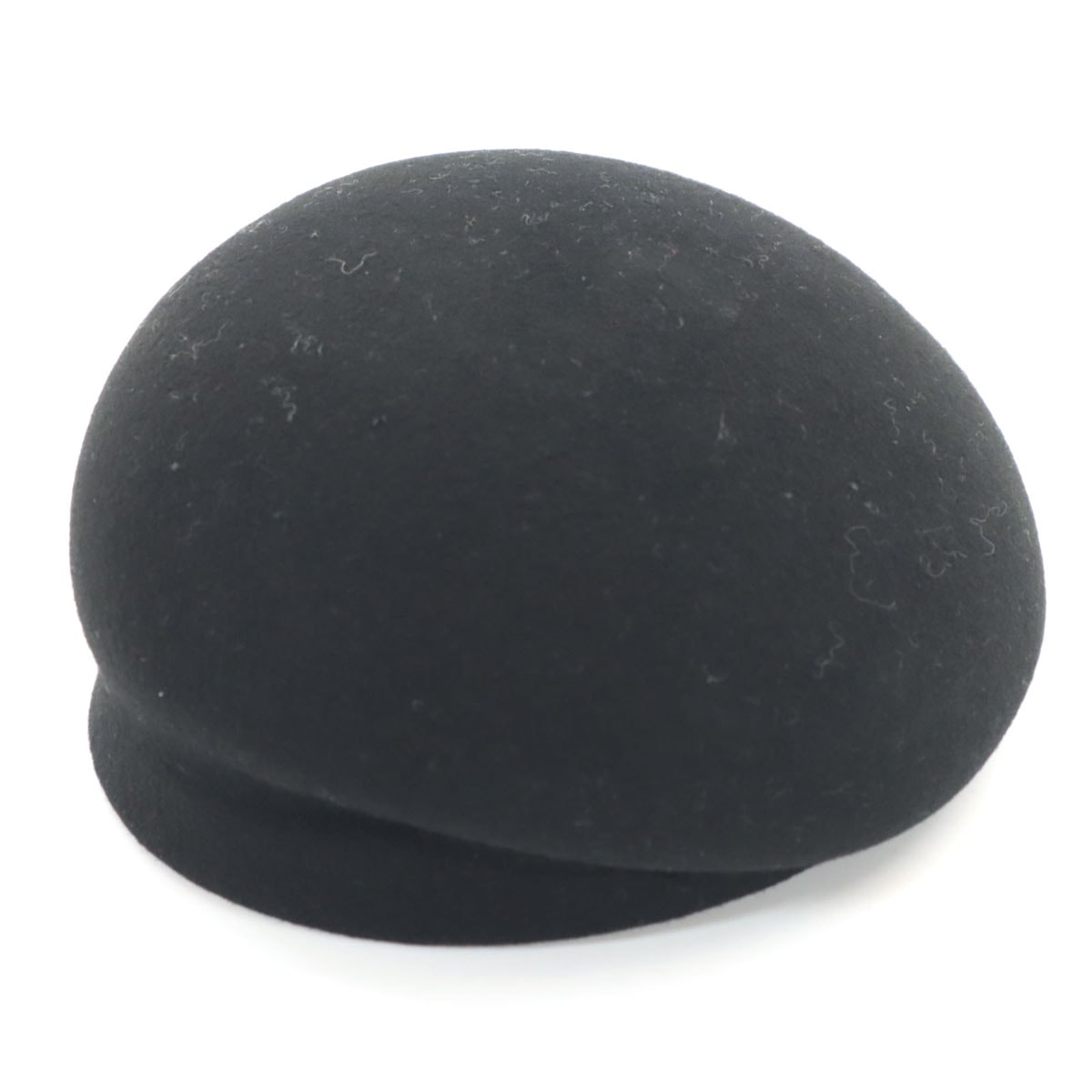 美品 CA4LA カシラ 日本製 フェルト ベレー帽 ブラック 帽子