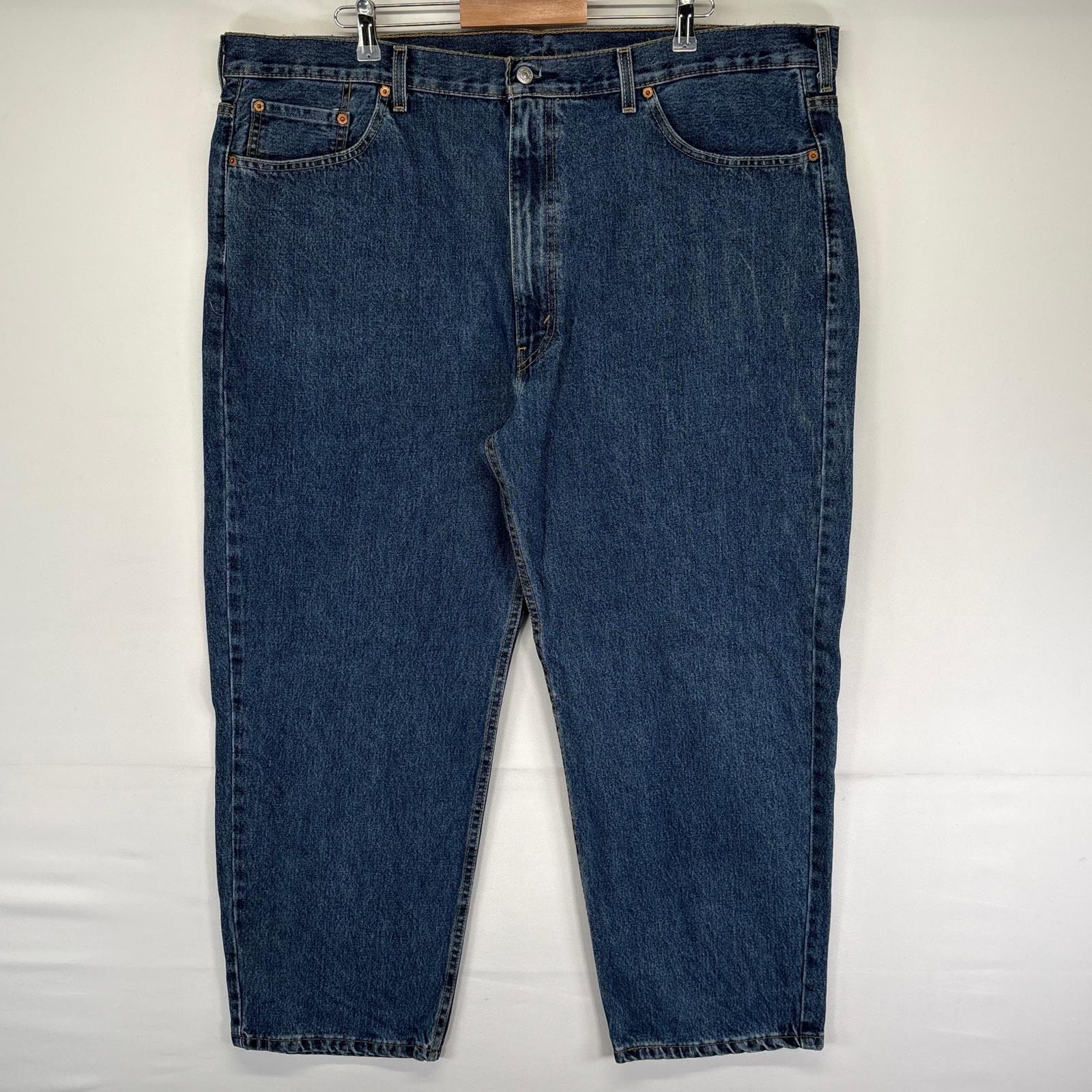 古着 リーバイス Levi's デニム パンツ 550 5ポケット 大きいサイズ ジーパン ジーンズ 長ズボン w46 L29  ブルー系 メンズ