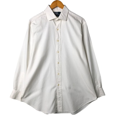 古着 ラルフローレン Ralph Lauren REGEND CLASSIC FIT ワイドカラー 長袖 コットンシャツ メンズL相当/eaa563174