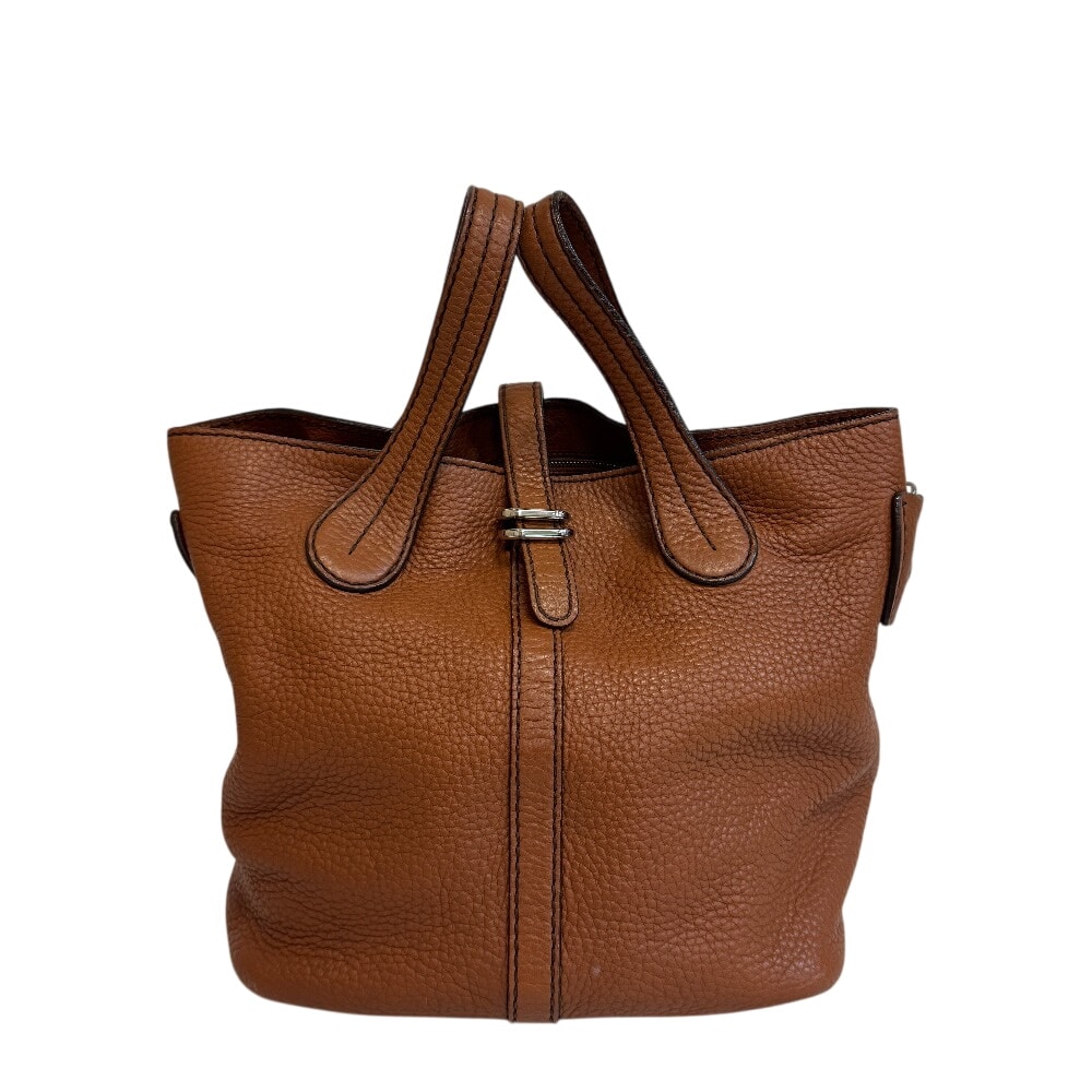 トッズ TOD’S ハンドバッグ スクエア ブラウン