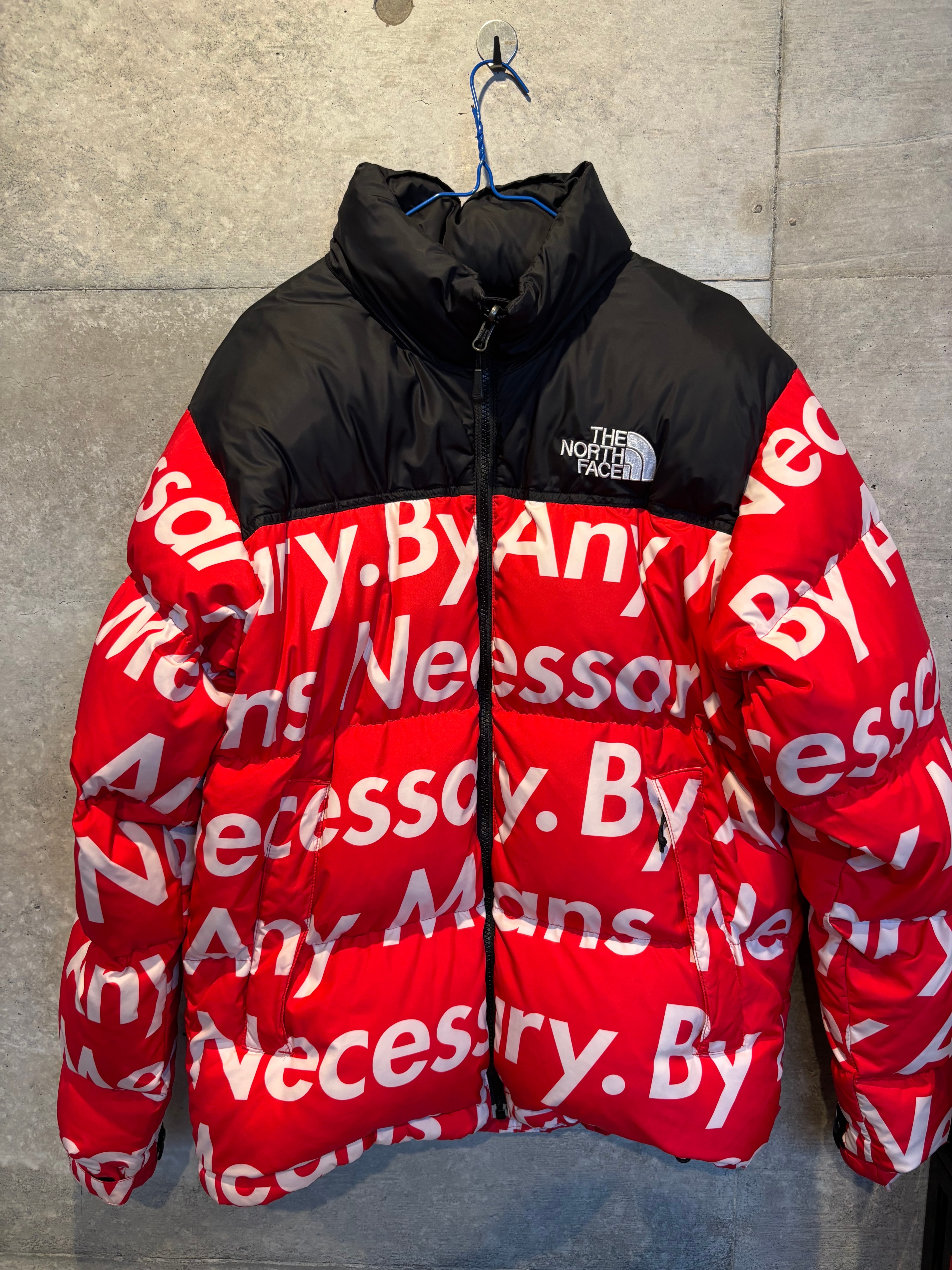 Supreme x The North Face By Any Means Nuptse Jacket "Red"