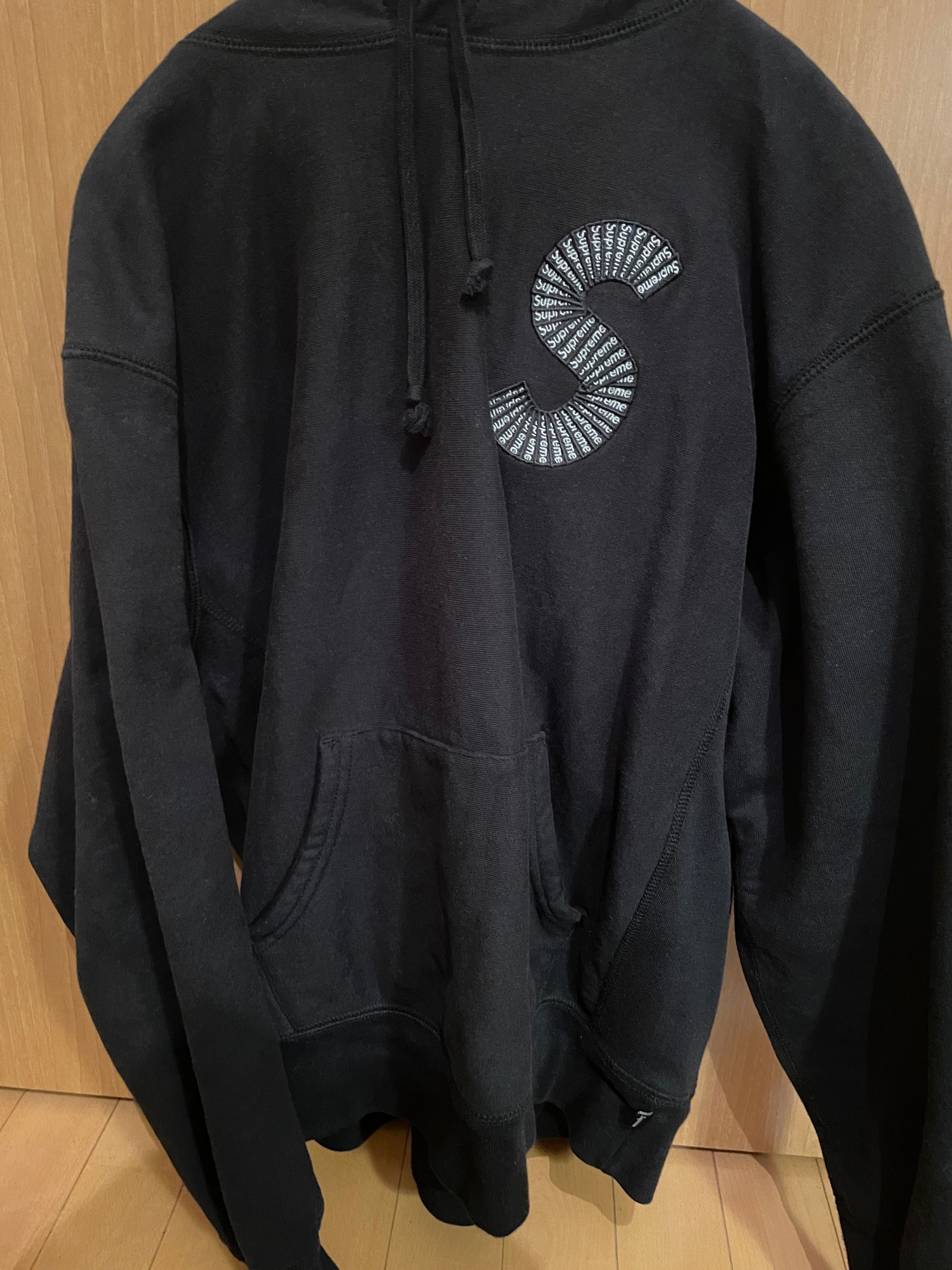 Supreme S Logo Hooded Sweatshirt "Black" (20FW)