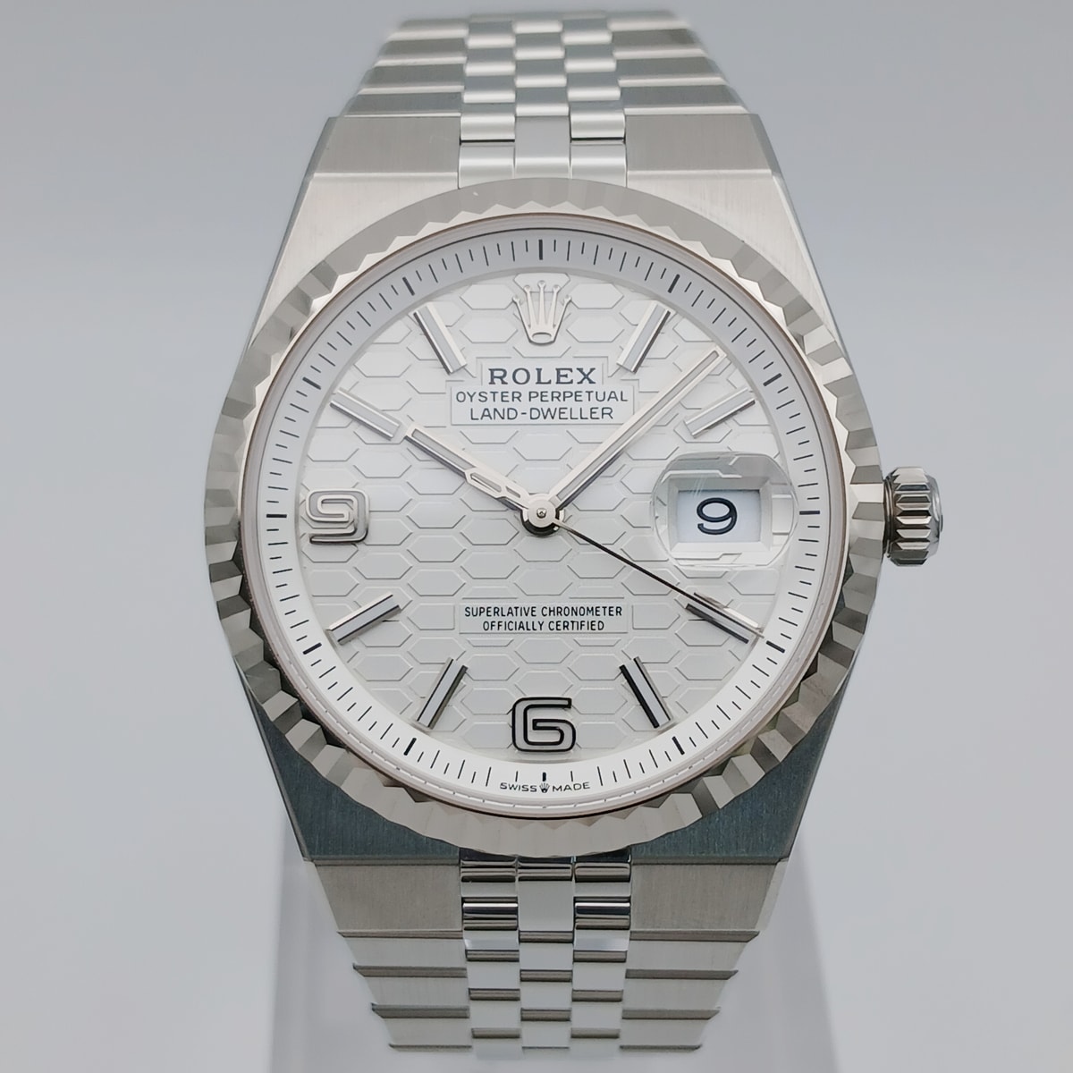 ROLEX ロレックス ランドドゥエラー 36 腕時計 127234 ホワイト シルバー ボーイズ【中古】